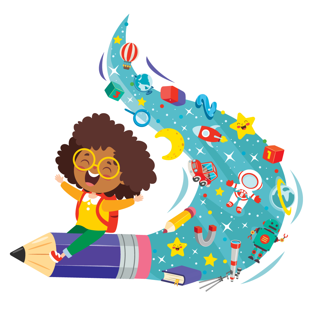 Child with Creative Learning Elements